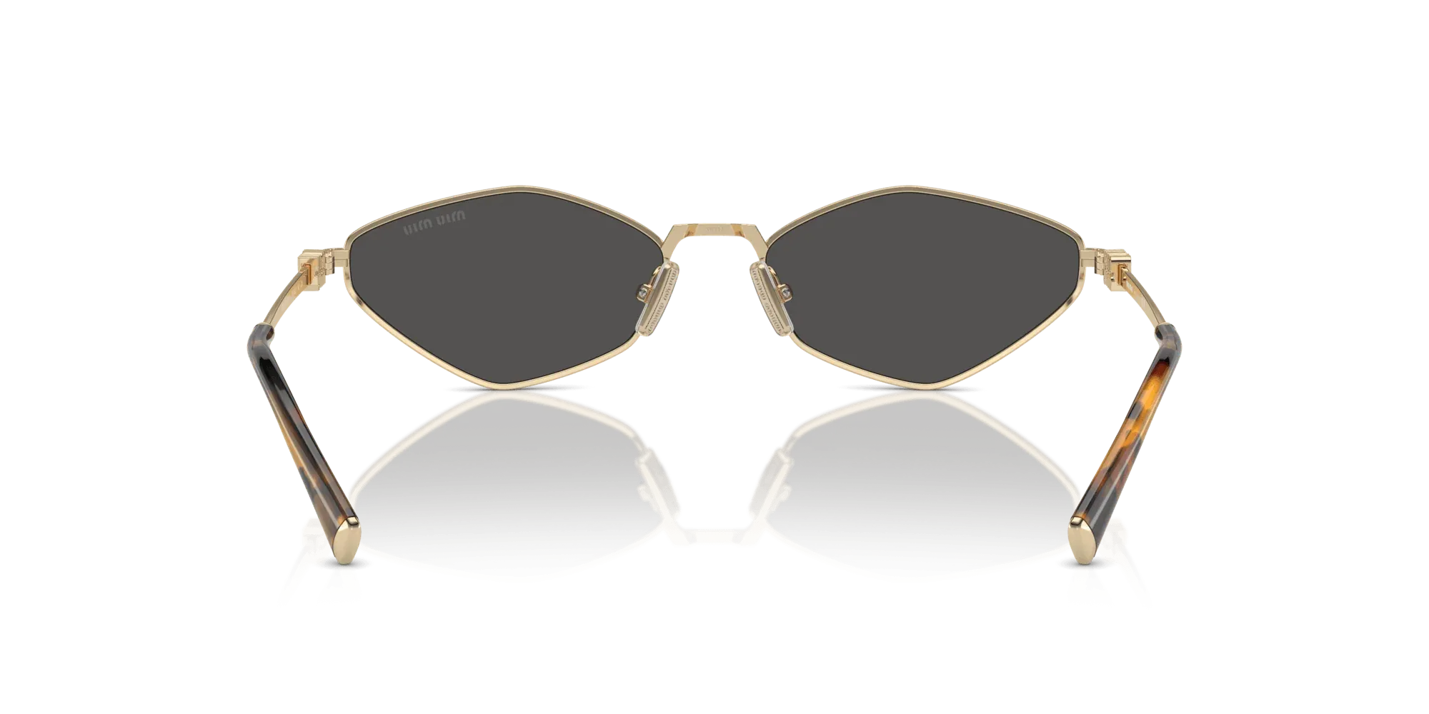 Occhiali da sole da donna Miu Miu MU 56ZS ZVN5S0 Pale Gold - Pistilleria