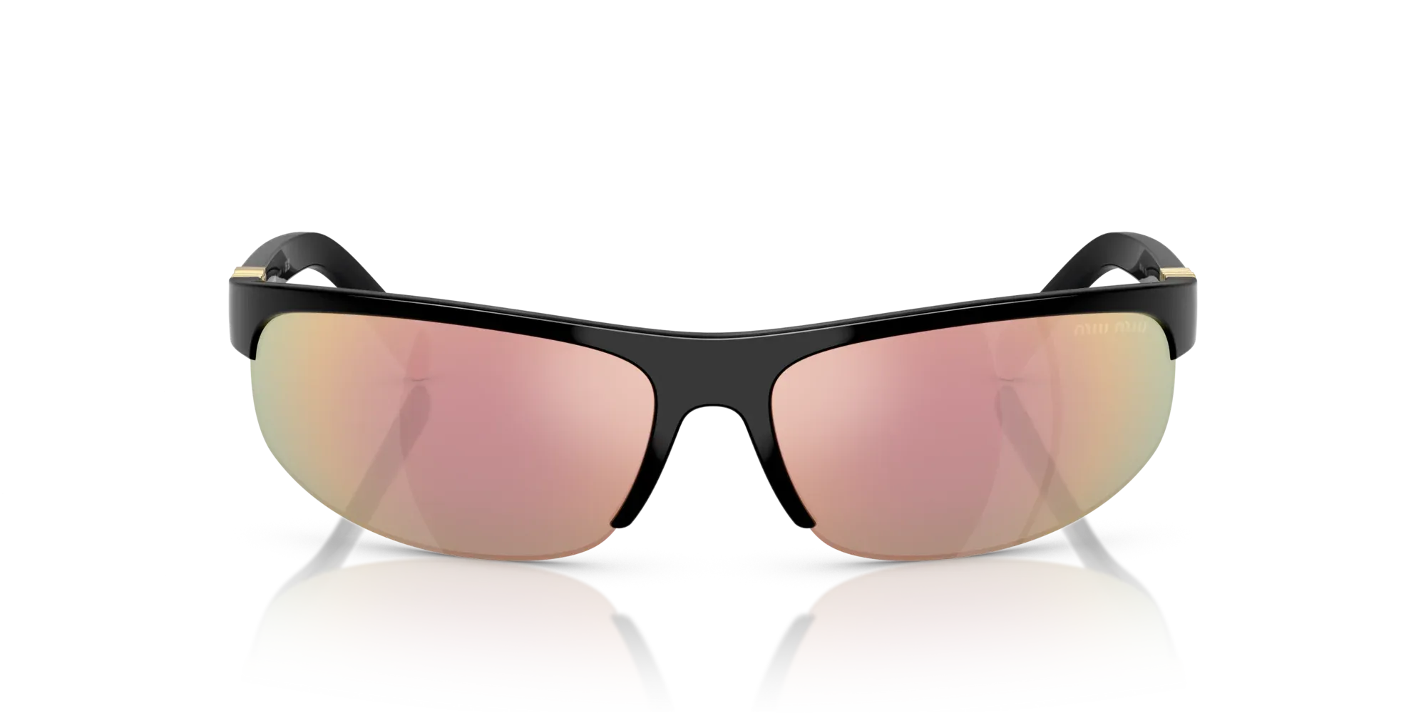 Occhiali da sole da donna Miu Miu MU A02S 1AB90J - Nero - Pistilleria