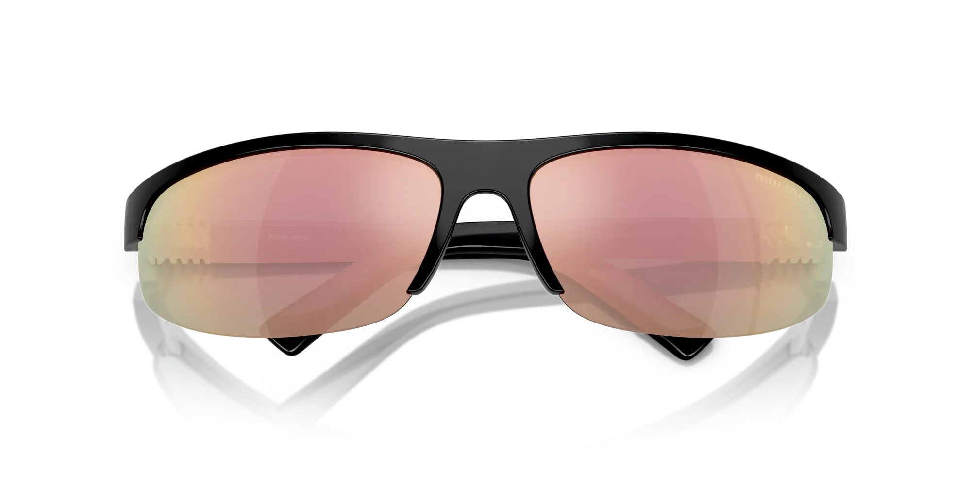 Occhiali da sole da donna Miu Miu MU A02S 1AB90J - Nero - Pistilleria