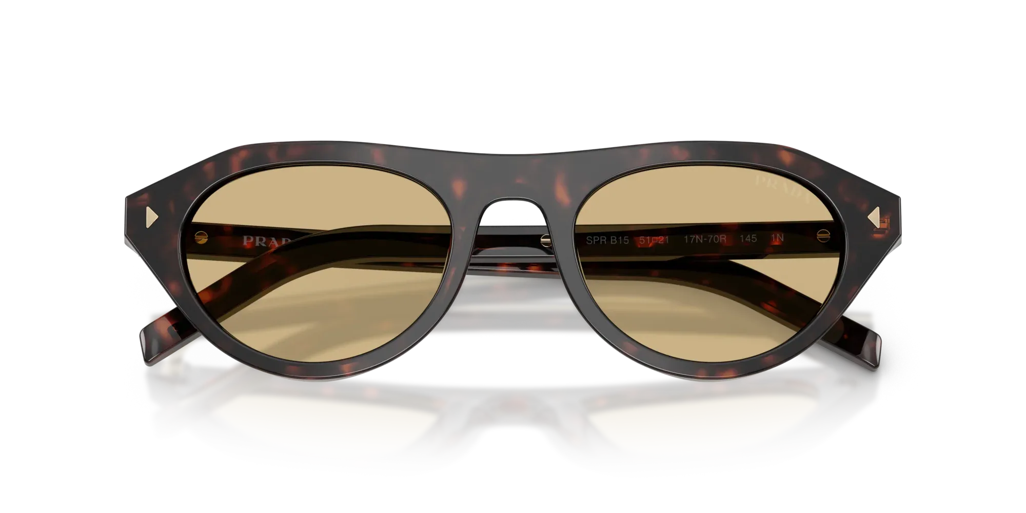 Occhiali da sole da donna Prada PR B15S 17N70R Root tartarugato - Pistilleria