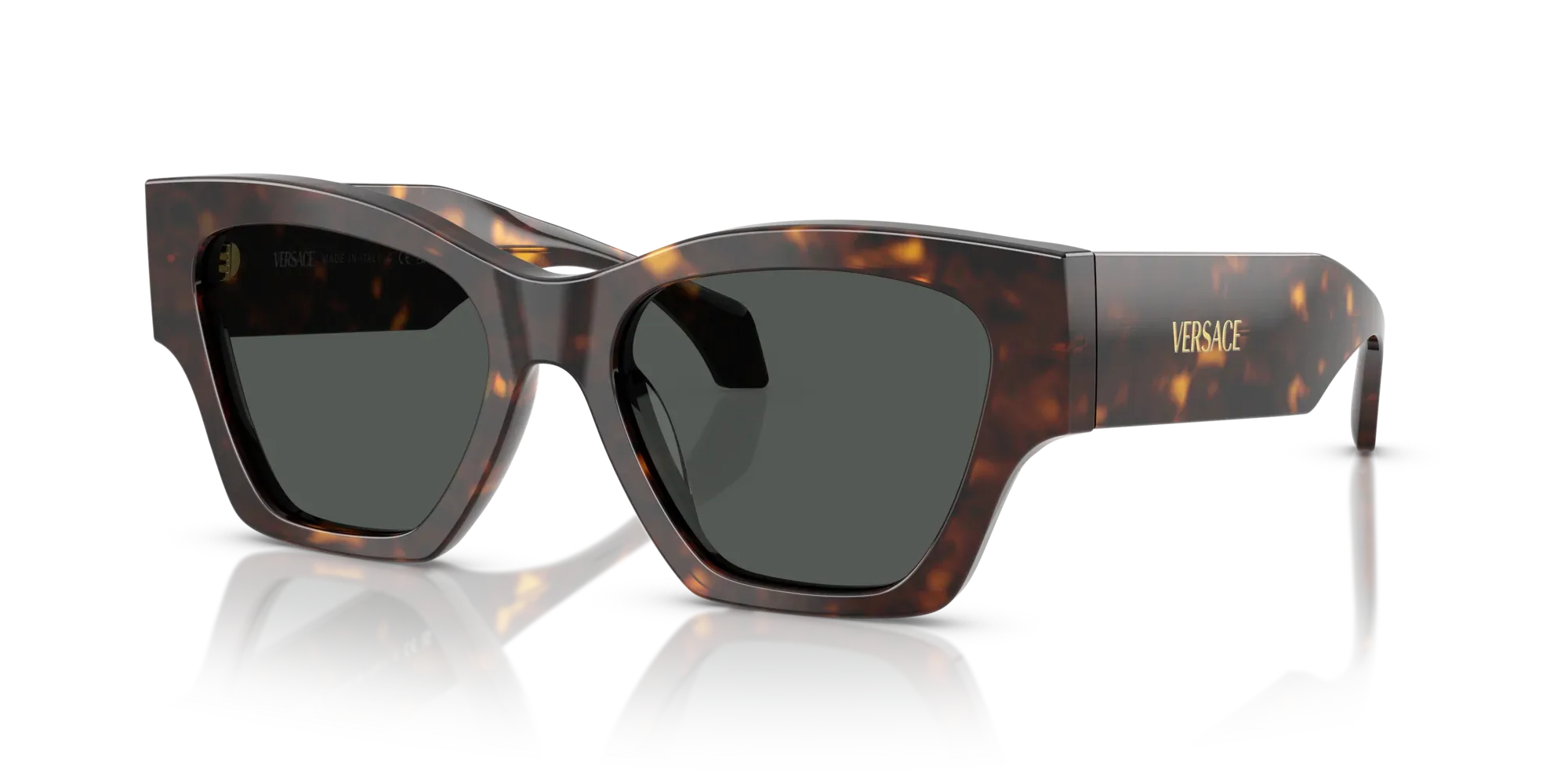 Occhiali da sole da donna Versace VE4492U 108/87 Havana scuro - Pistilleria