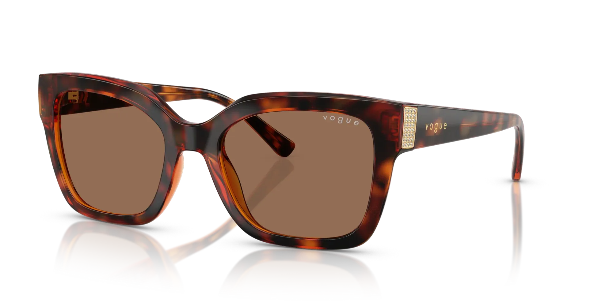 Occhiali da sole da donna Vogue VO5613SB W65673 Havana scuro - Pistilleria