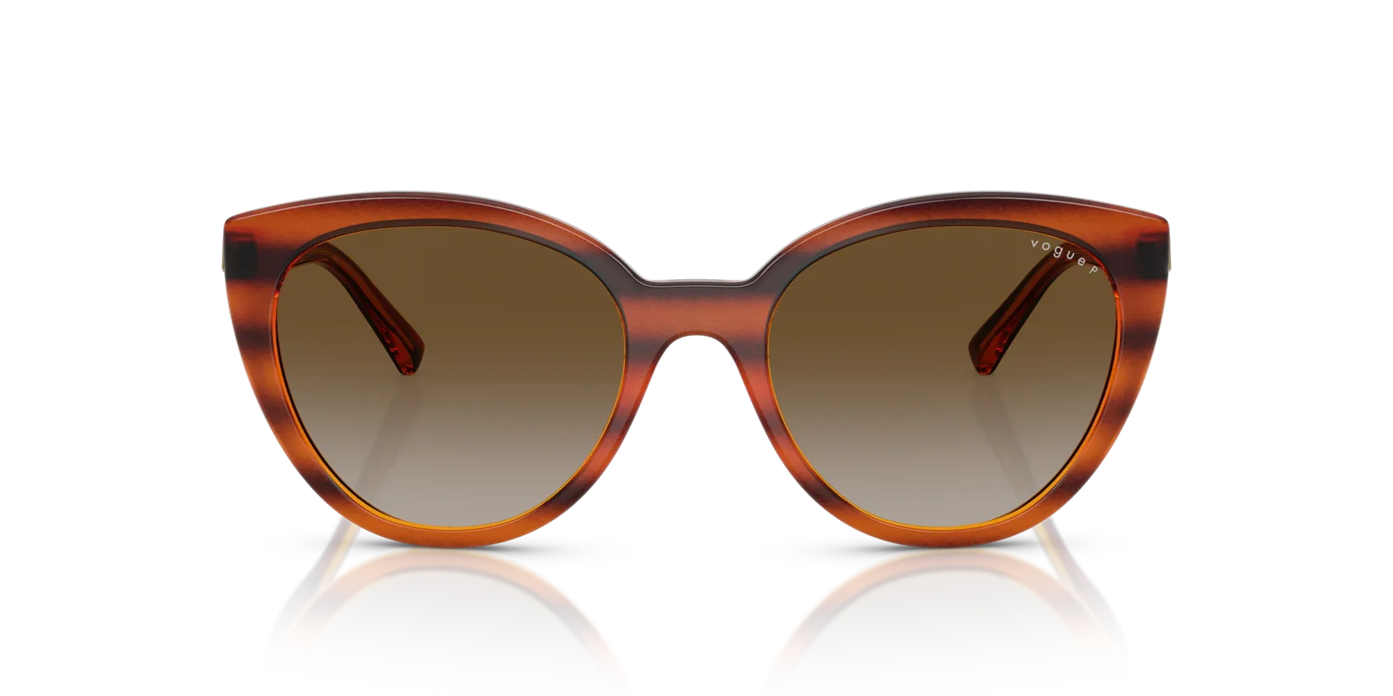 Occhiali da sole da donna Vogue VO5634SB 1508T5 Havana scuro striato Polarizzati - Pistilleria