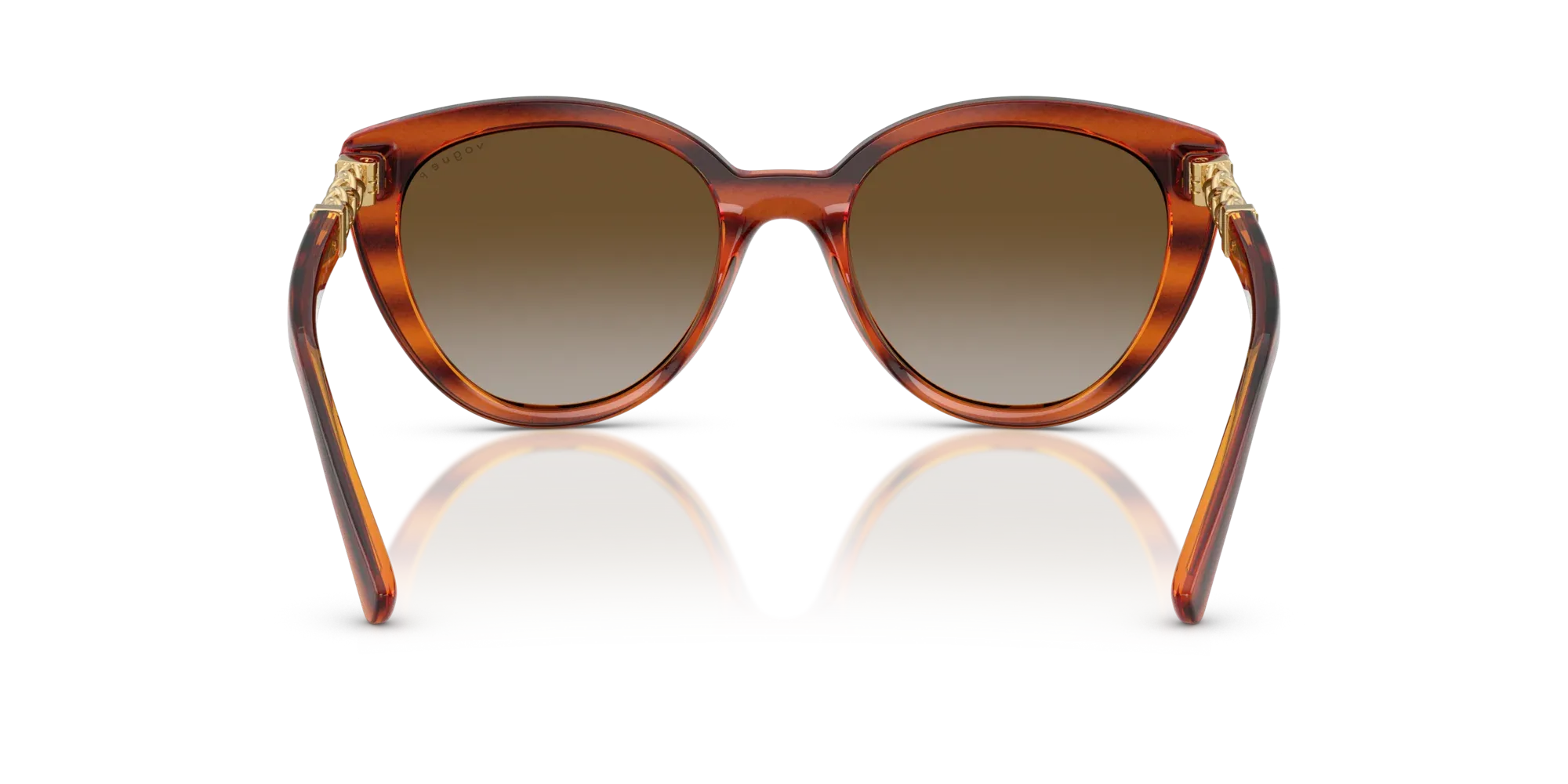 Occhiali da sole da donna Vogue VO5634SB 1508T5 Havana scuro striato Polarizzati - Pistilleria