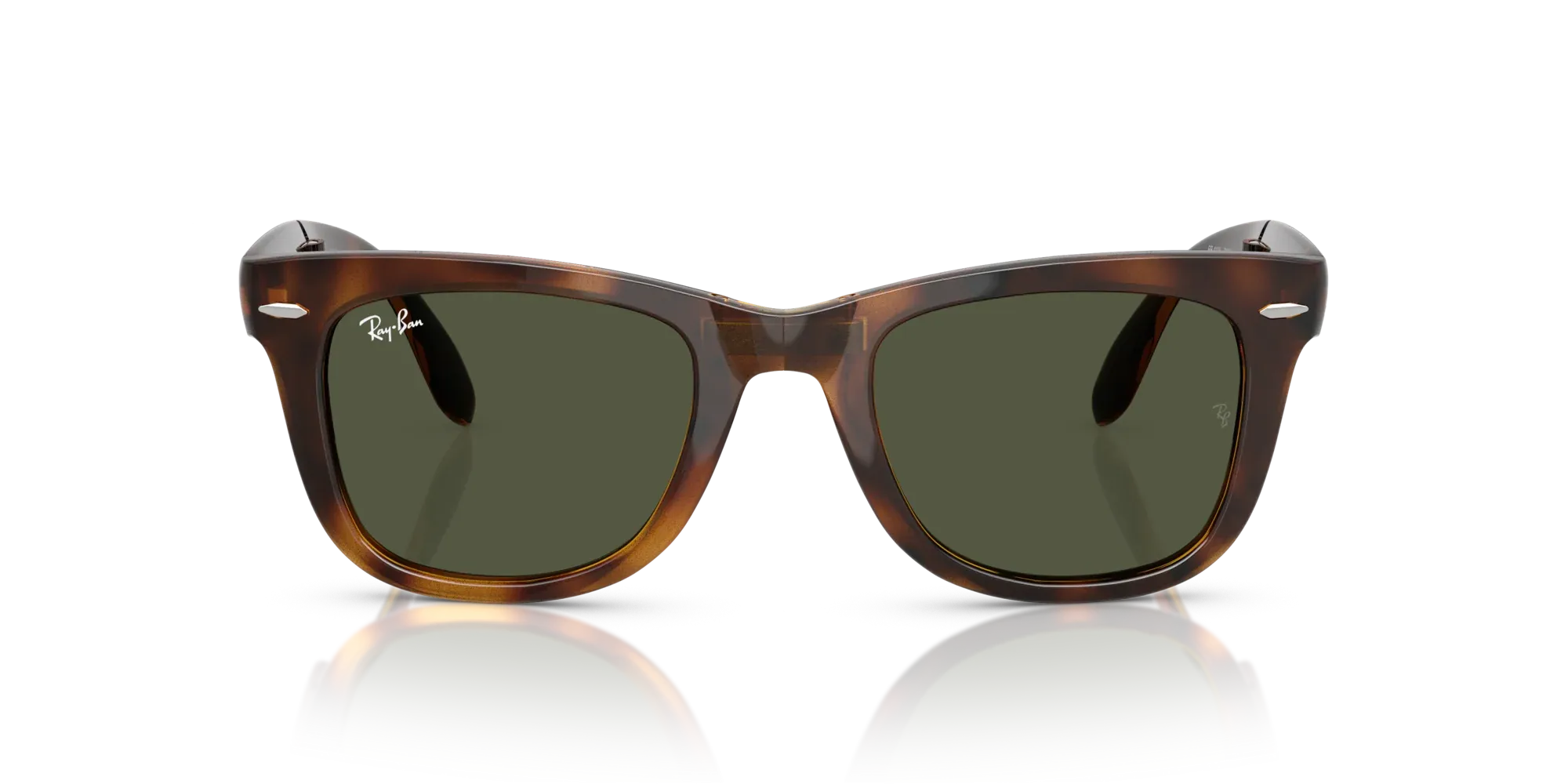 Occhiali da sole da uomo Ray-Ban RB4105 Folding wayfarer 710/31 Havana - Pistilleria