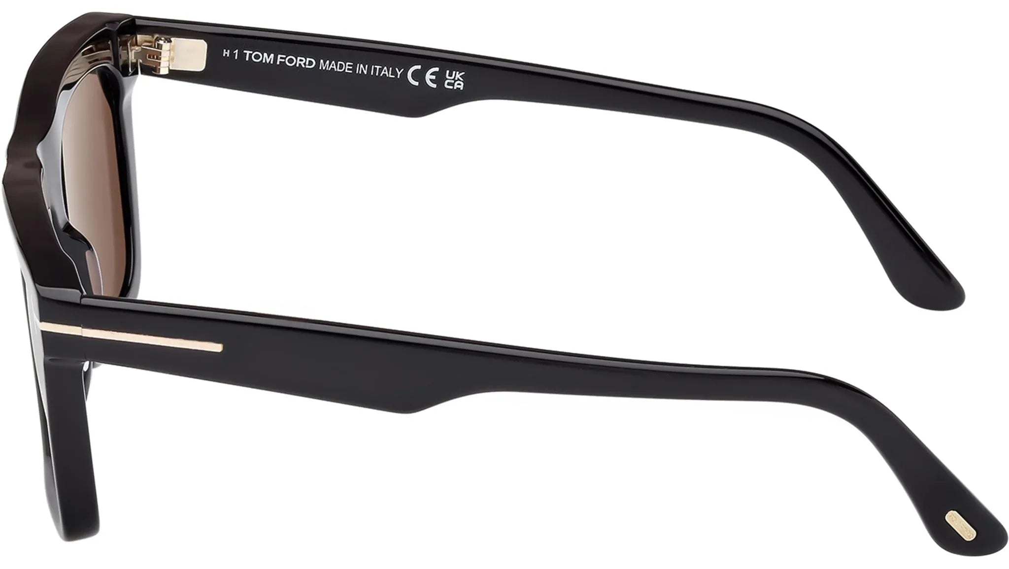 Occhiali da sole da uomo Tom Ford FT1207 Lelio 01A Nero Lucido - Pistilleria