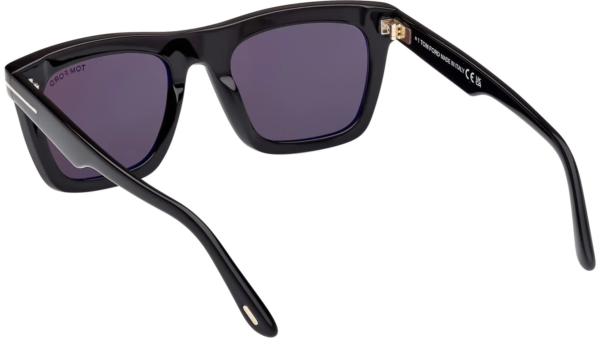 Occhiali da sole da uomo Tom Ford FT1207 Lelio 01A Nero Lucido - Pistilleria