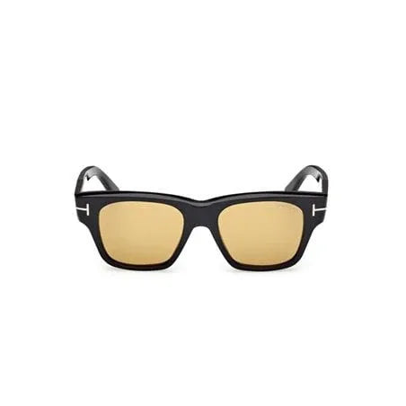 Occhiali da sole da uomo Tom Ford FT1280 Caine-02 01E Nero Lucido - Pistilleria