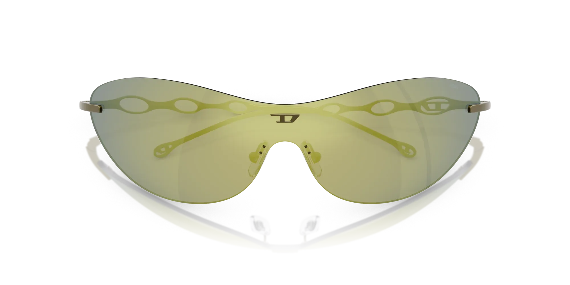 Occhiali da sole Diesel DL1006 114/J2 Verde lucido - Pistilleria