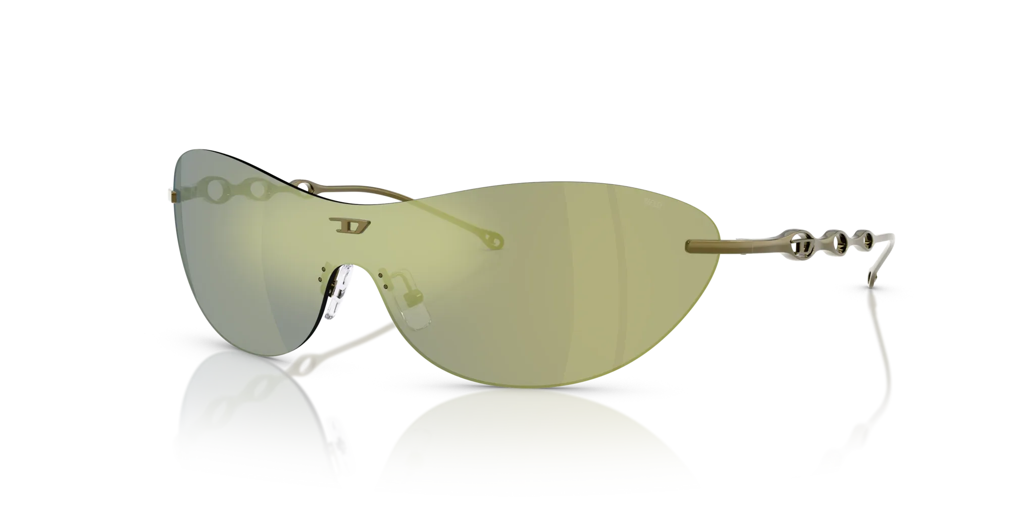 Occhiali da sole Diesel DL1006 114/J2 Verde lucido - Pistilleria