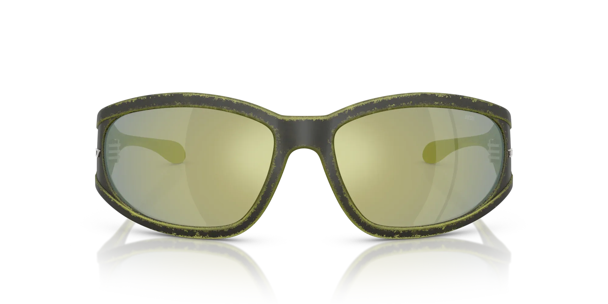 Occhiali da sole Diesel DL3002 511/J2 Verde ruggine/nero - Pistilleria