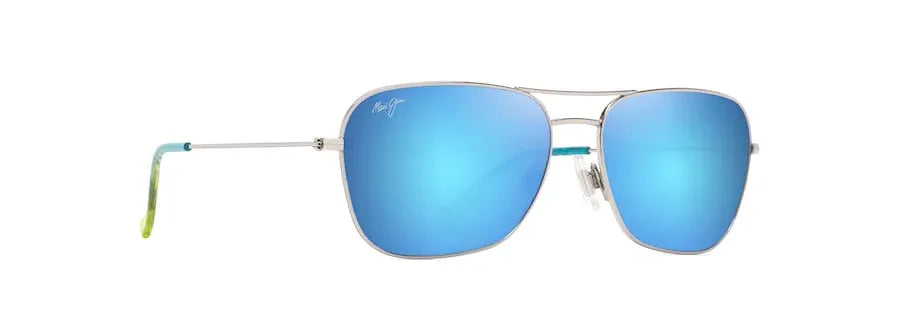Occhiali da sole Maui Jim Argento Lucido NAAUAO Polarized - Pistilleria