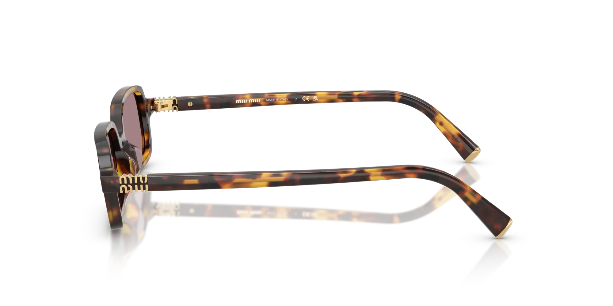 Occhiali da sole Miu Miu MU 11ZS 14L20I - Havana miele - Pistilleria