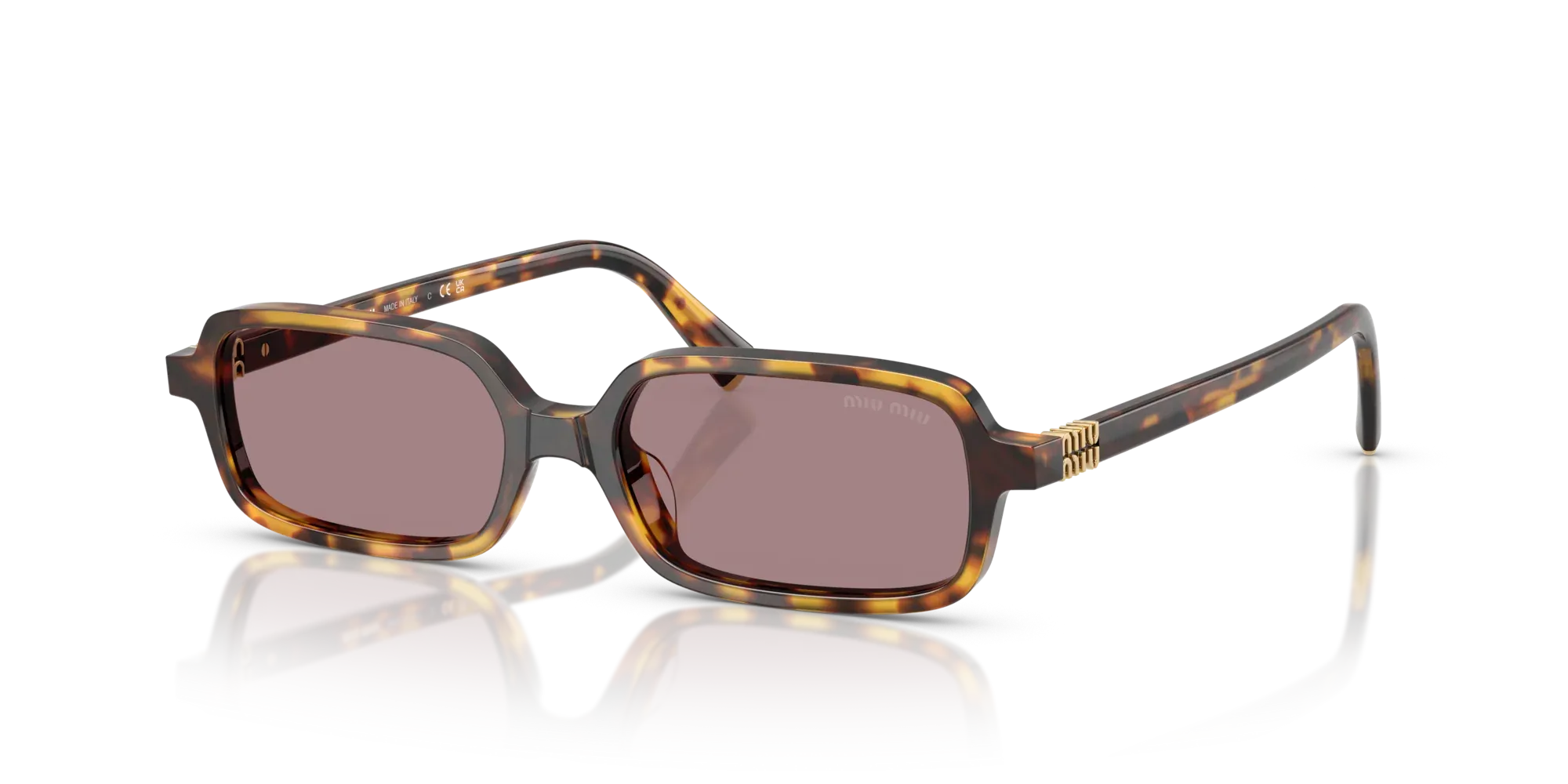 Occhiali da sole Miu Miu MU 11ZS 14L20I - Havana miele - Pistilleria