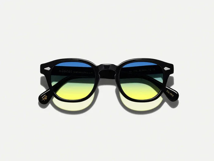 Occhiali da sole Moscot Lemtosh Black Aqua Sunrise - Pistilleria