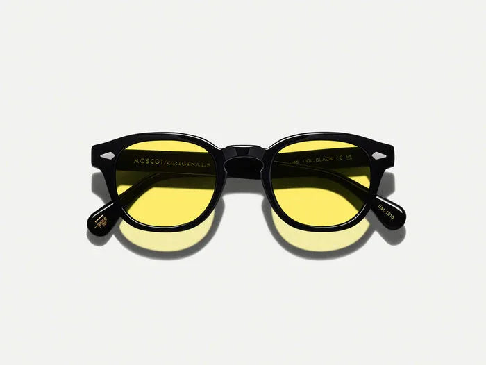 Occhiali da sole Moscot Lemtosh Black Mellow Yellow - Pistilleria
