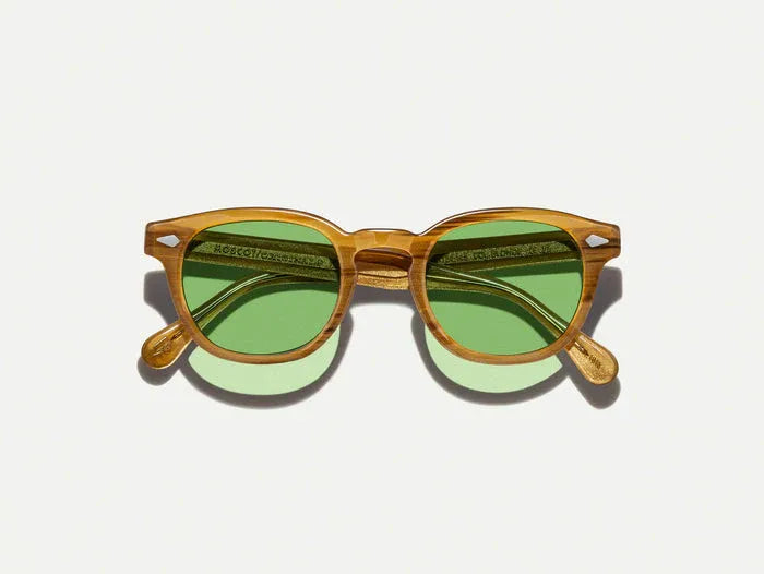 Occhiali da sole Moscot Lemtosh Blonde Green+ - Pistilleria
