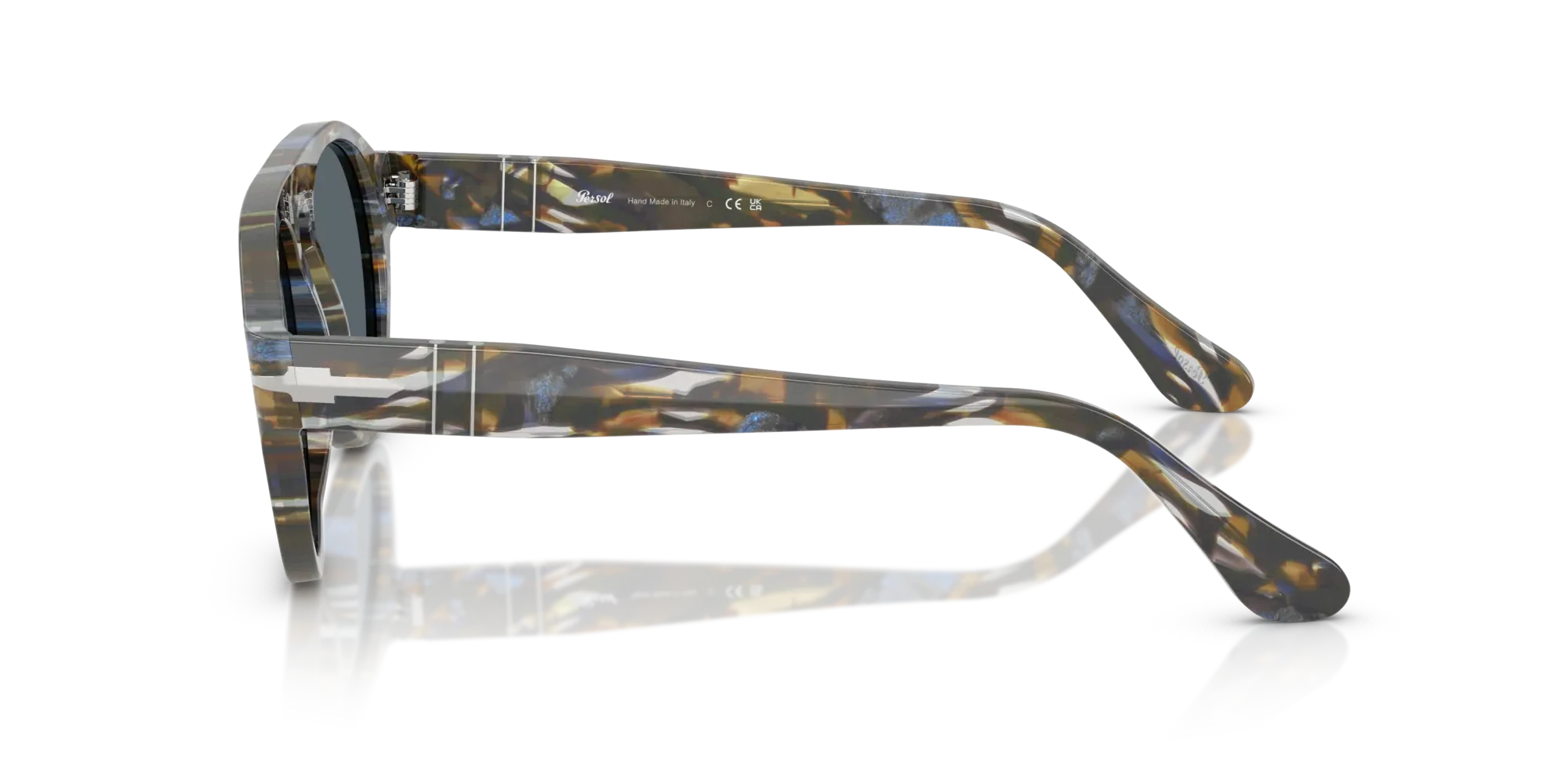 Occhiali da sole Persol PO3370S 1222/R5 - Grigio frost/blu nautical - Pistilleria