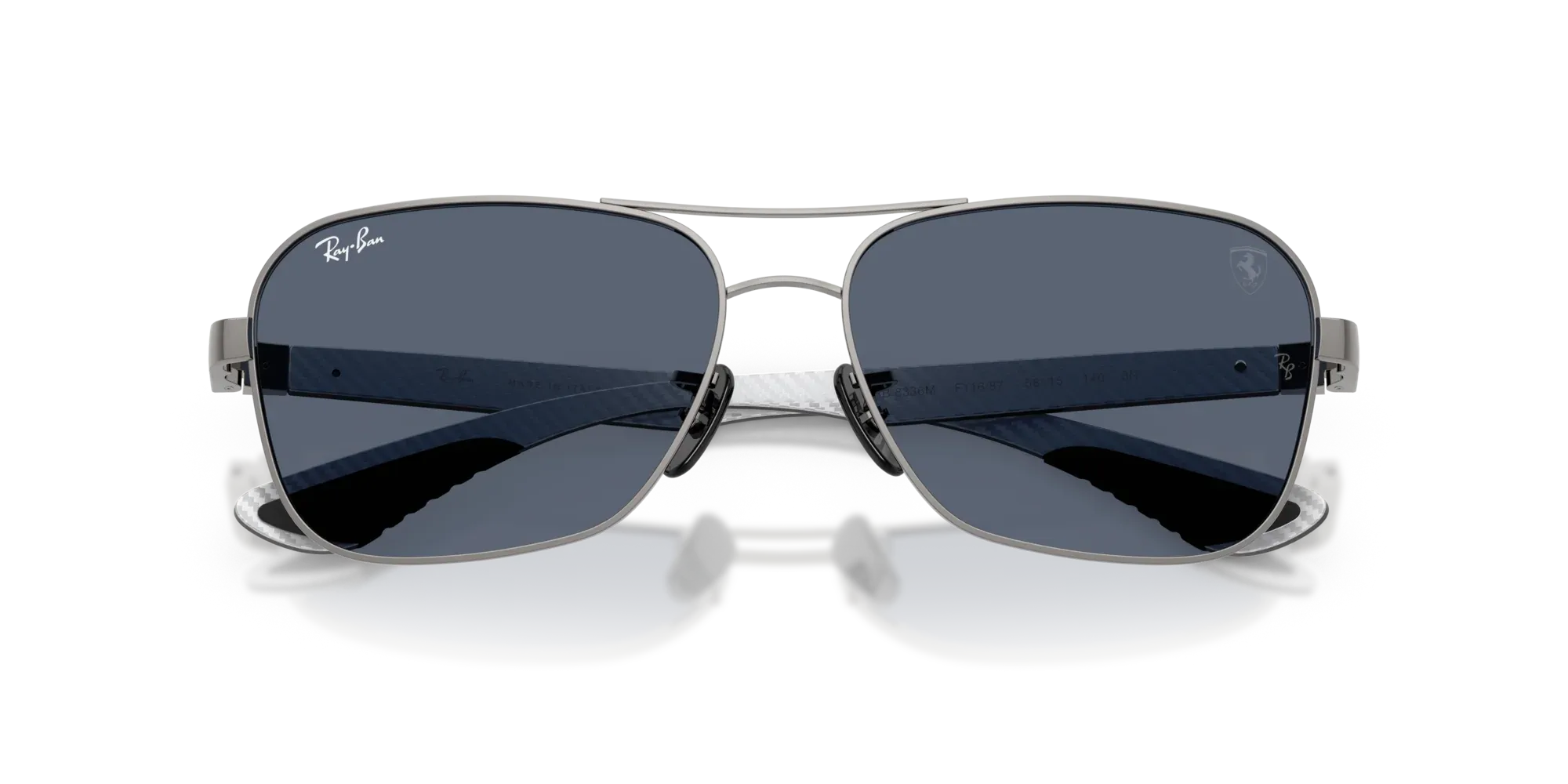 Occhiali da sole Ray-Ban collezione Ferrari RB8336M F11687 - Gunmetal - Pistilleria