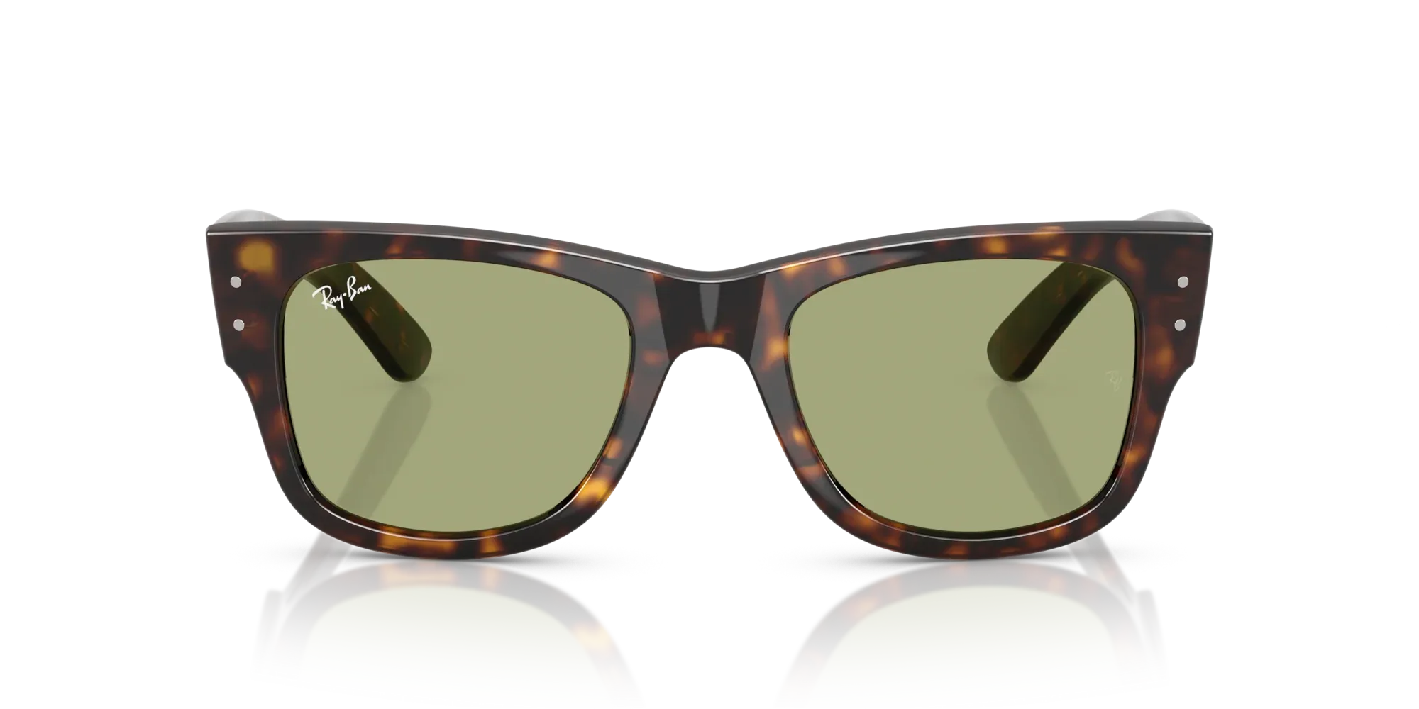 Occhiali da sole Ray-Ban RB0840S Mega wayfarer 902/4E Havana - Pistilleria
