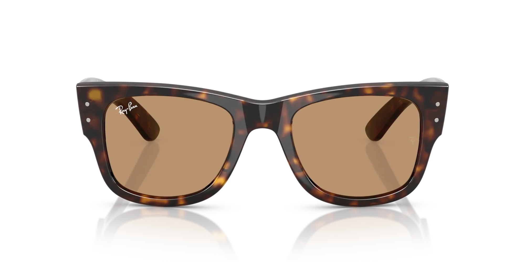 Occhiali da sole Ray-Ban RB0840S Mega wayfarer 902/53 Havana - Pistilleria