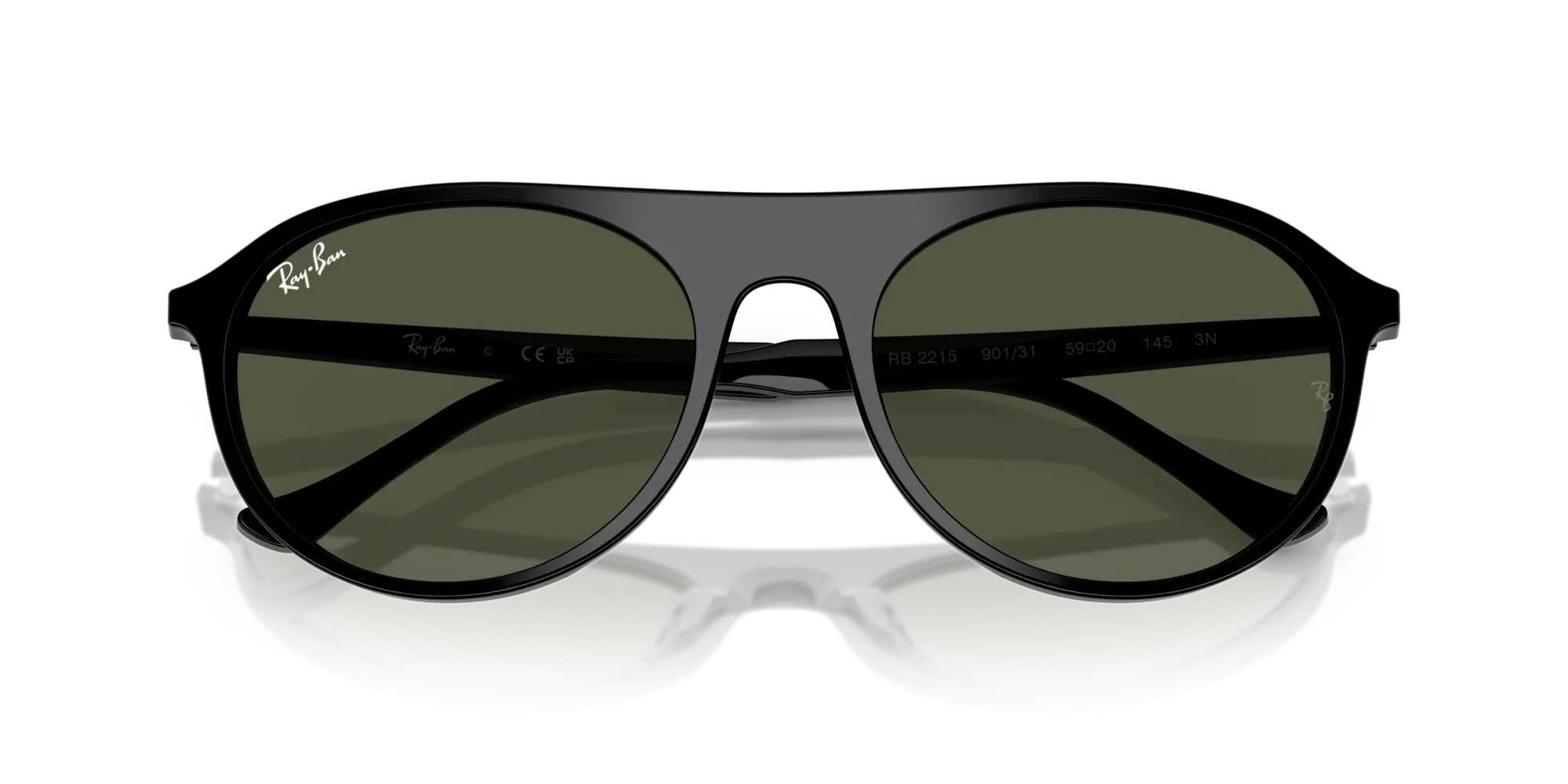 Occhiali da sole Ray-Ban RB2215 901/31 Nero - Pistilleria