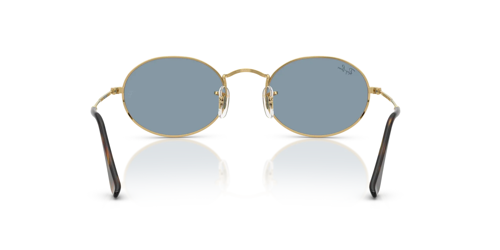 Occhiali da sole Ray-Ban RB3547 Oval 001/56 Oro arista - Pistilleria