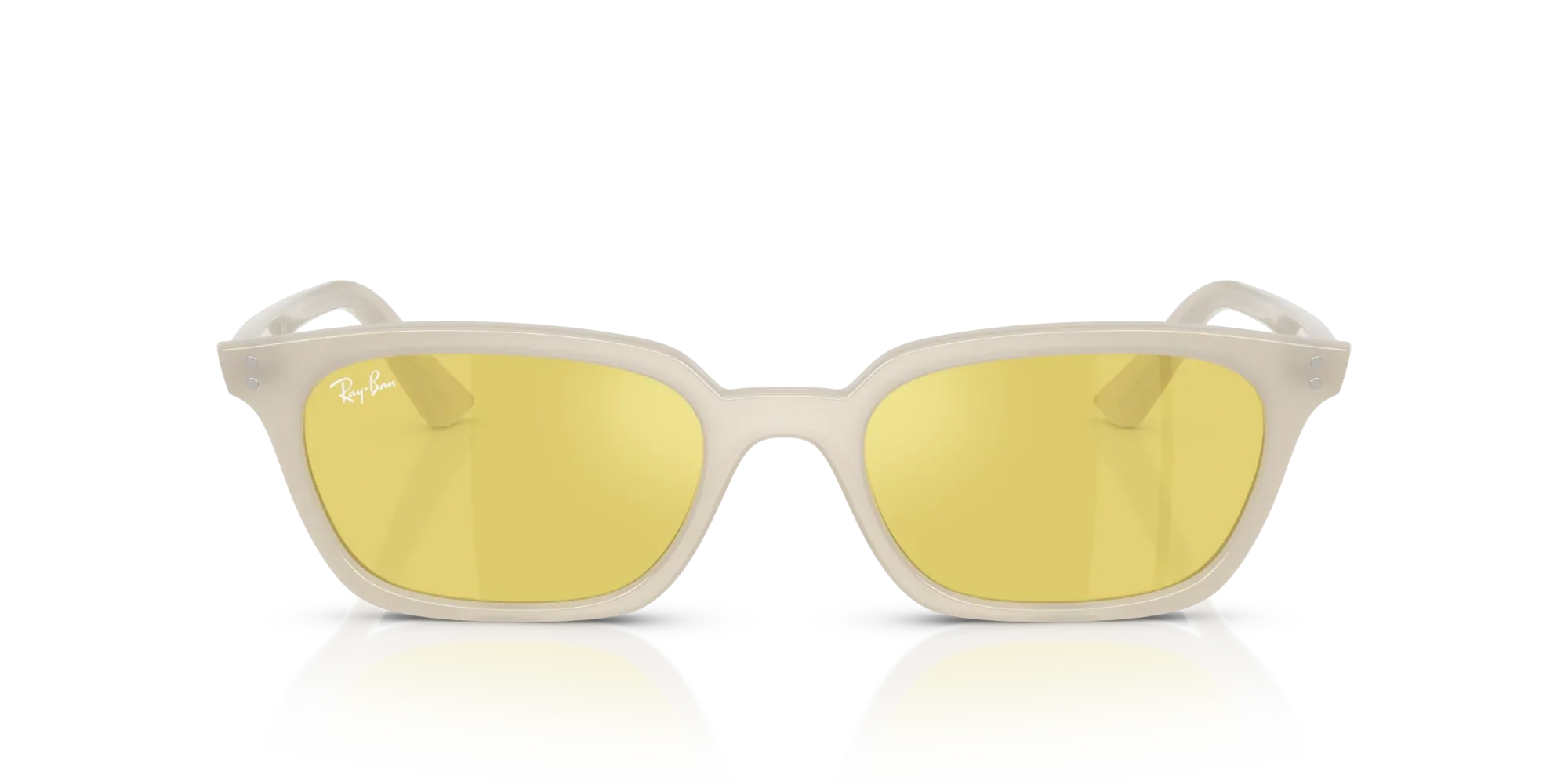 Occhiali da sole Ray-Ban RB4456 Zaya 68086D Bianco cloudy warm - Pistilleria