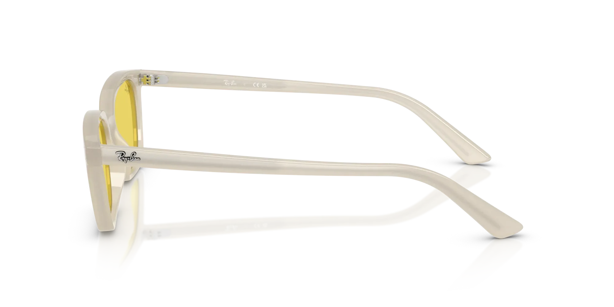 Occhiali da sole Ray-Ban RB4456 Zaya 68086D Bianco cloudy warm - Pistilleria