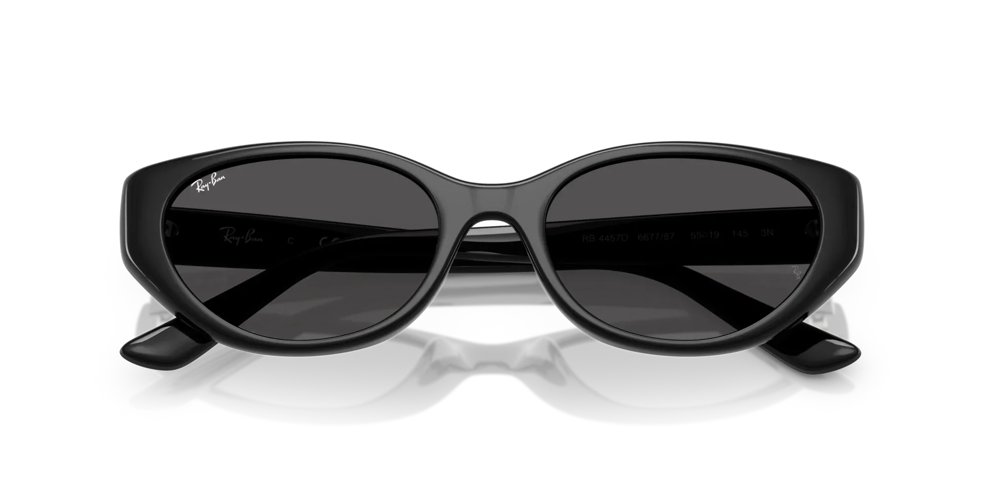 Occhiali da sole Ray-Ban RB4457D 667787 Nero - Pistilleria