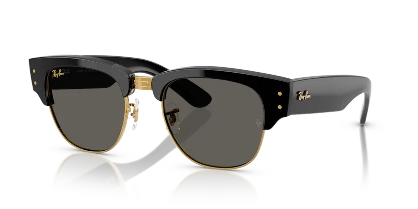 Occhiali da sole RB0316S Mega clubmaster 6826J5 Nero su oro ASAP Rocky - Pistilleria