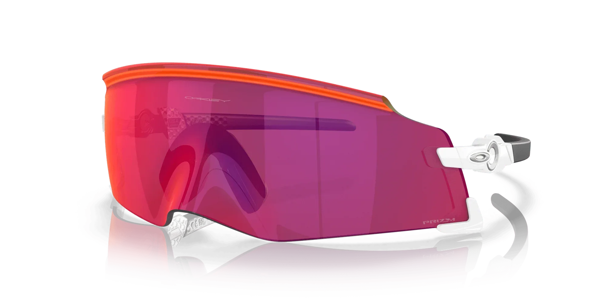 Occhiali da sole sportivi Oakley Kato OO9455M 27 Bianco Prizm Road - Pistilleria