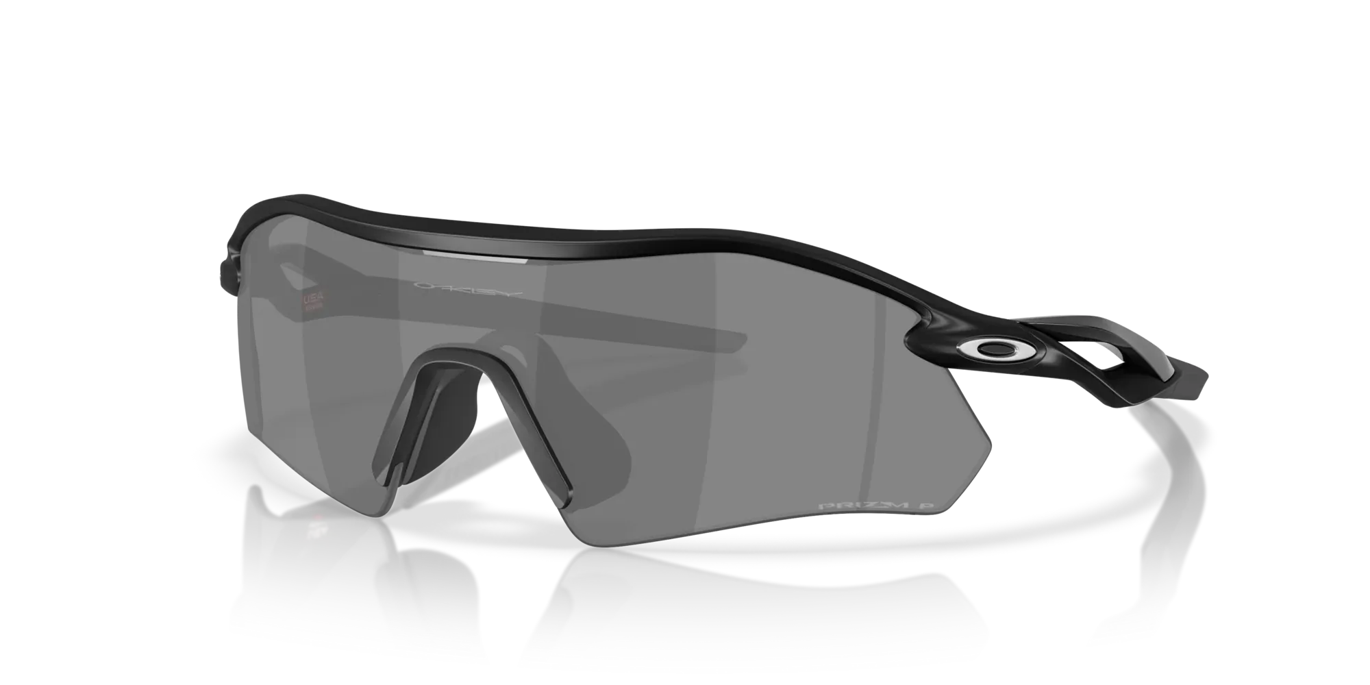 Occhiali da sole sportivi Oakley OO9495D Radar plate 949501 Nero opaco - Pistilleria