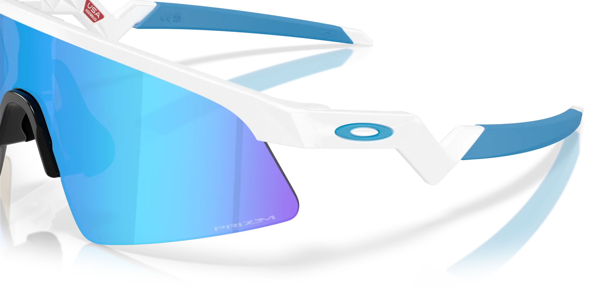 Occhiali da sole sportivi Oakley Youth OJ9015 Resistor sweep 901501 Bianco lucido - Pistilleria