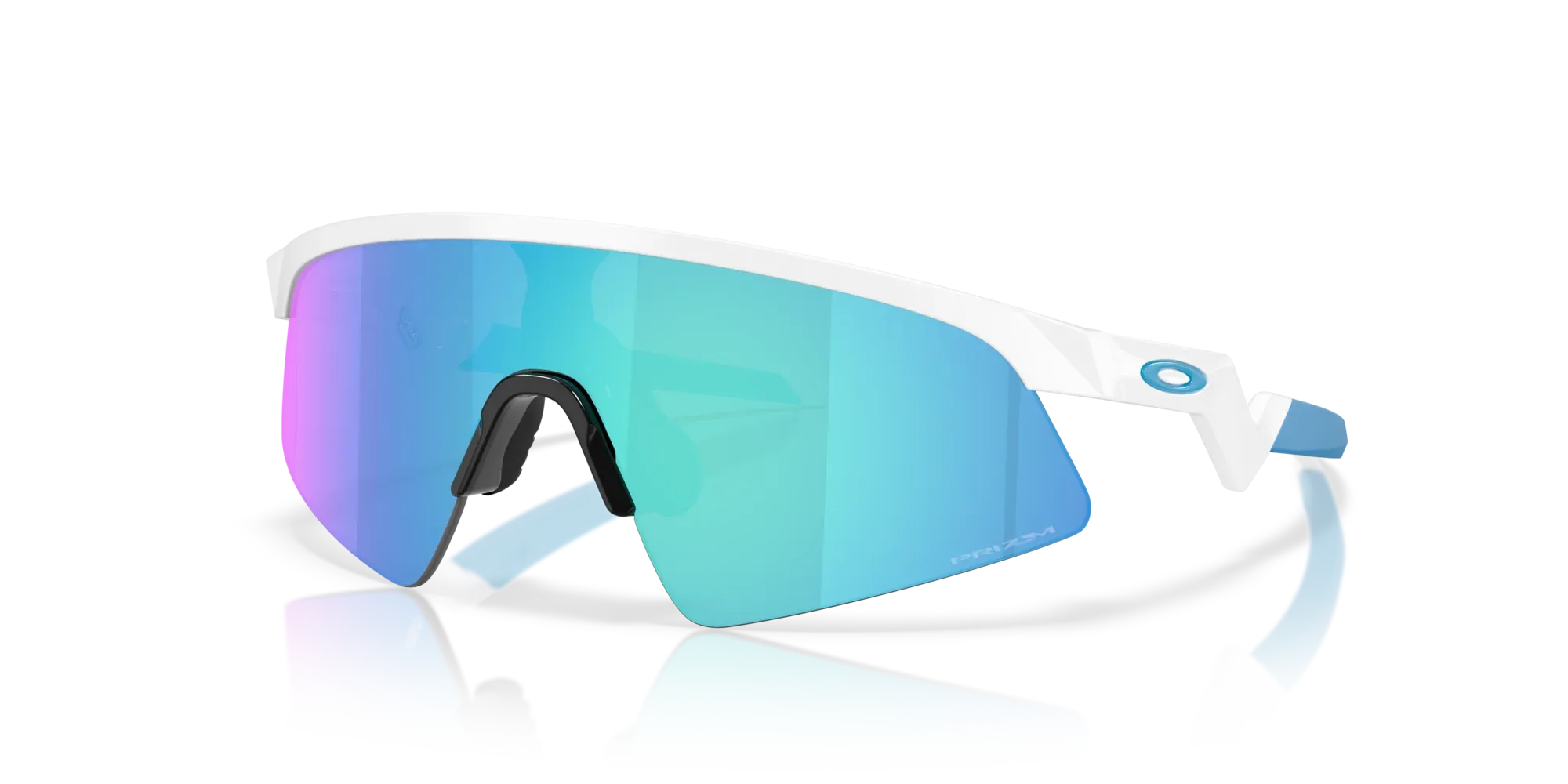 Occhiali da sole sportivi Oakley Youth OJ9015 Resistor sweep 901501 Bianco lucido - Pistilleria