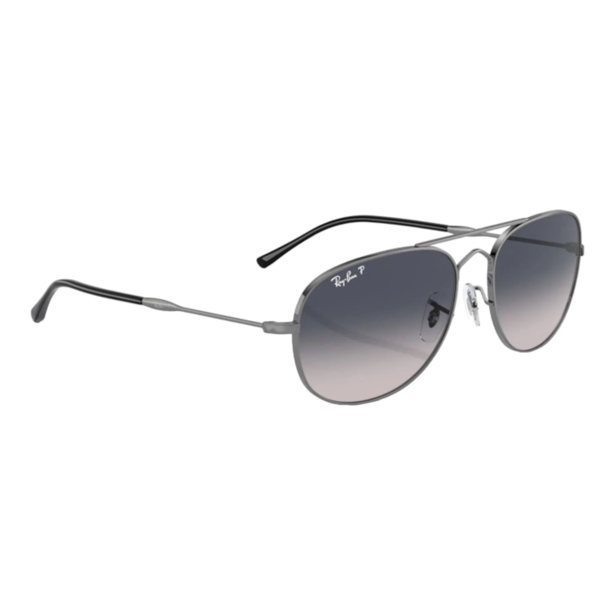 Occhiali da sole unisex Ray-Ban Bain Bridge RB3735 004/78 Gunmetal Polarized - Pistilleria