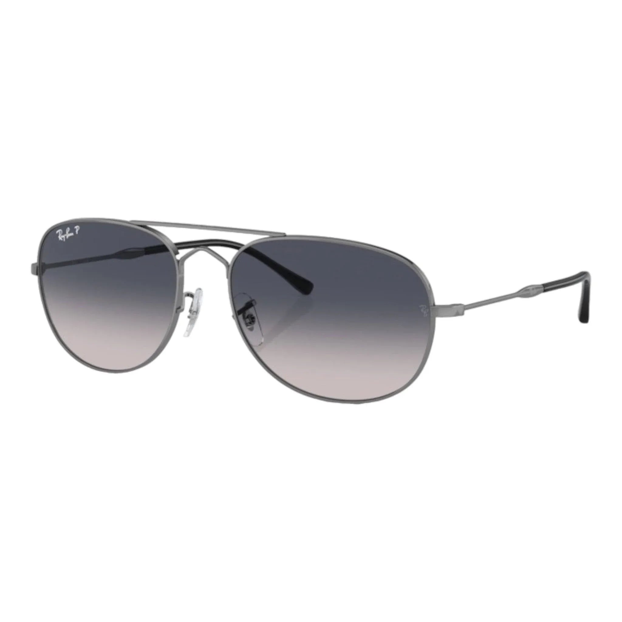 Occhiali da sole unisex Ray-Ban Bain Bridge RB3735 004/78 Gunmetal Polarized - Pistilleria