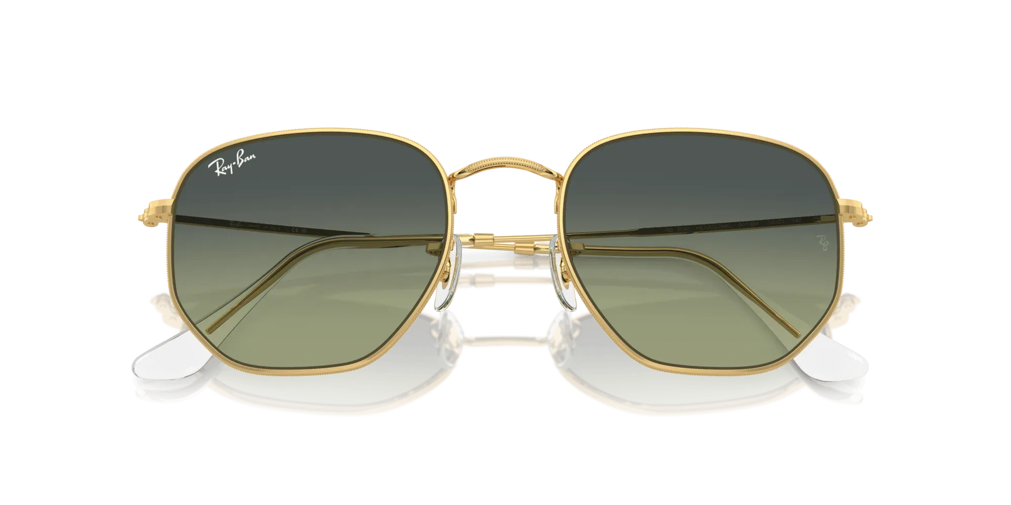 Occhiali da sole unisex Ray-Ban Hexagonal RB3548 001/BH - Pistilleria