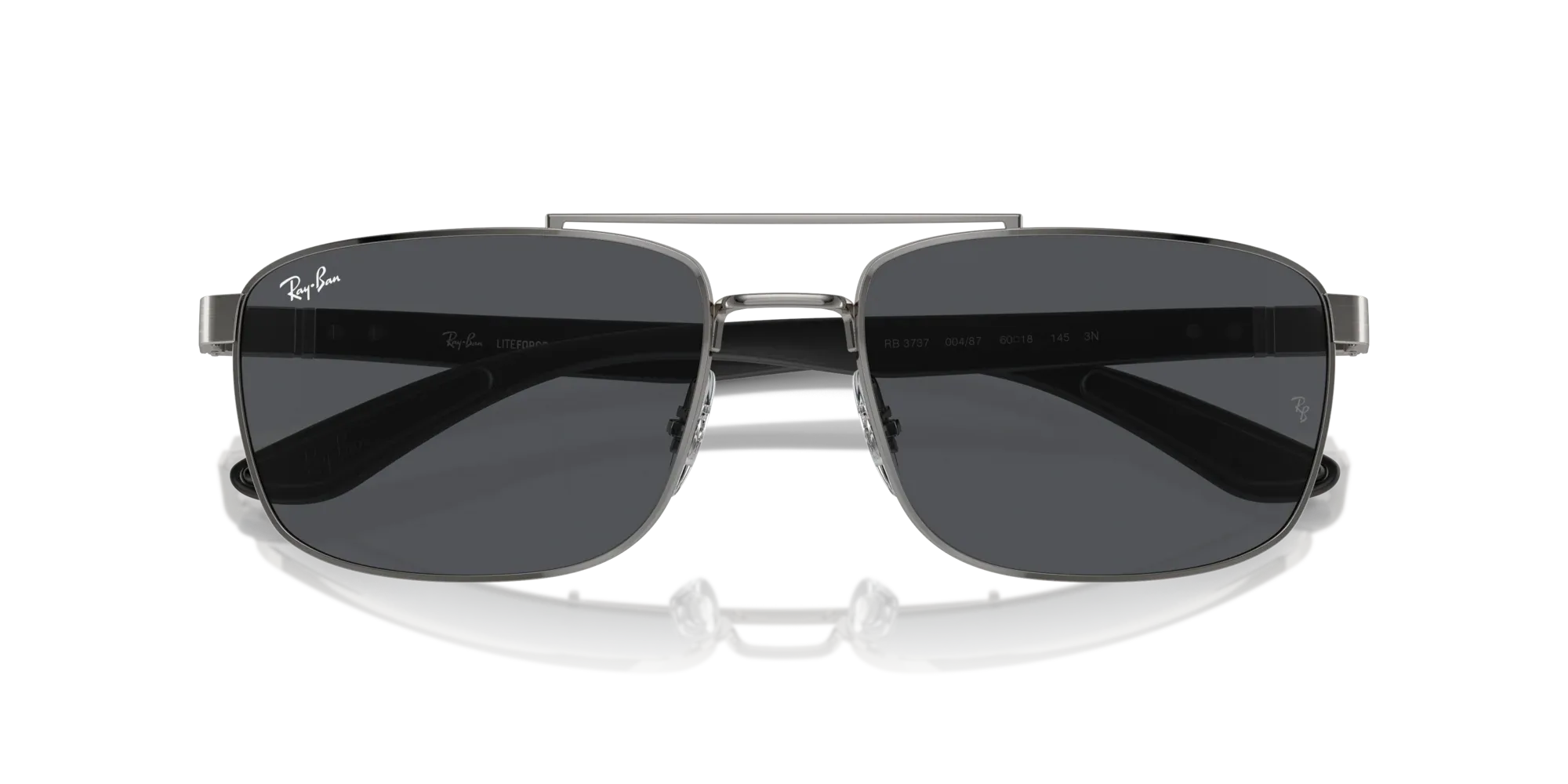 Occhiali da sole unisex Ray-Ban - RB3737 004/87 - Gunmetal - Pistilleria