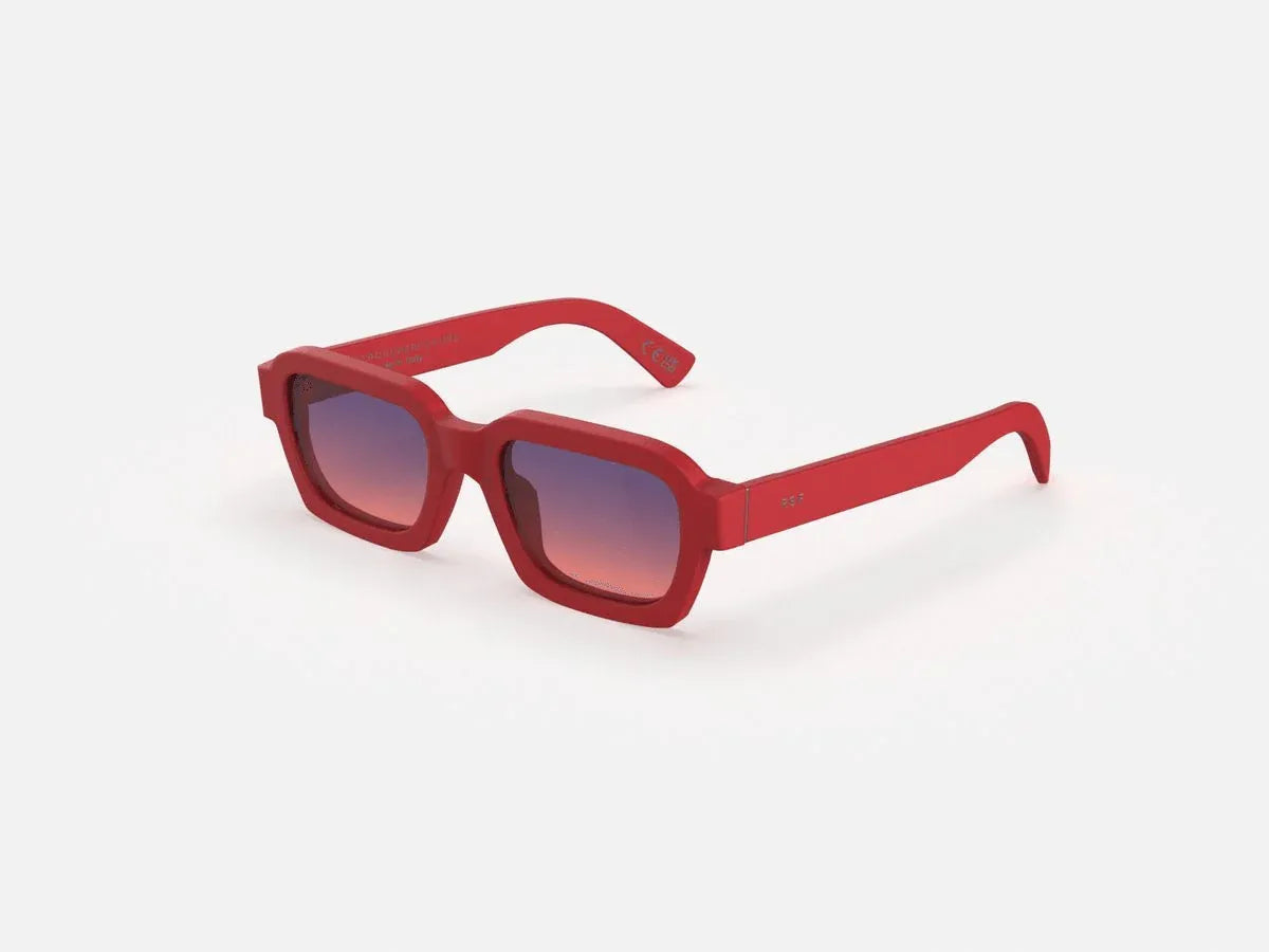 Occhiali da sole unisex Retrosuperfuture Caro Estate Red E8U - Pistilleria