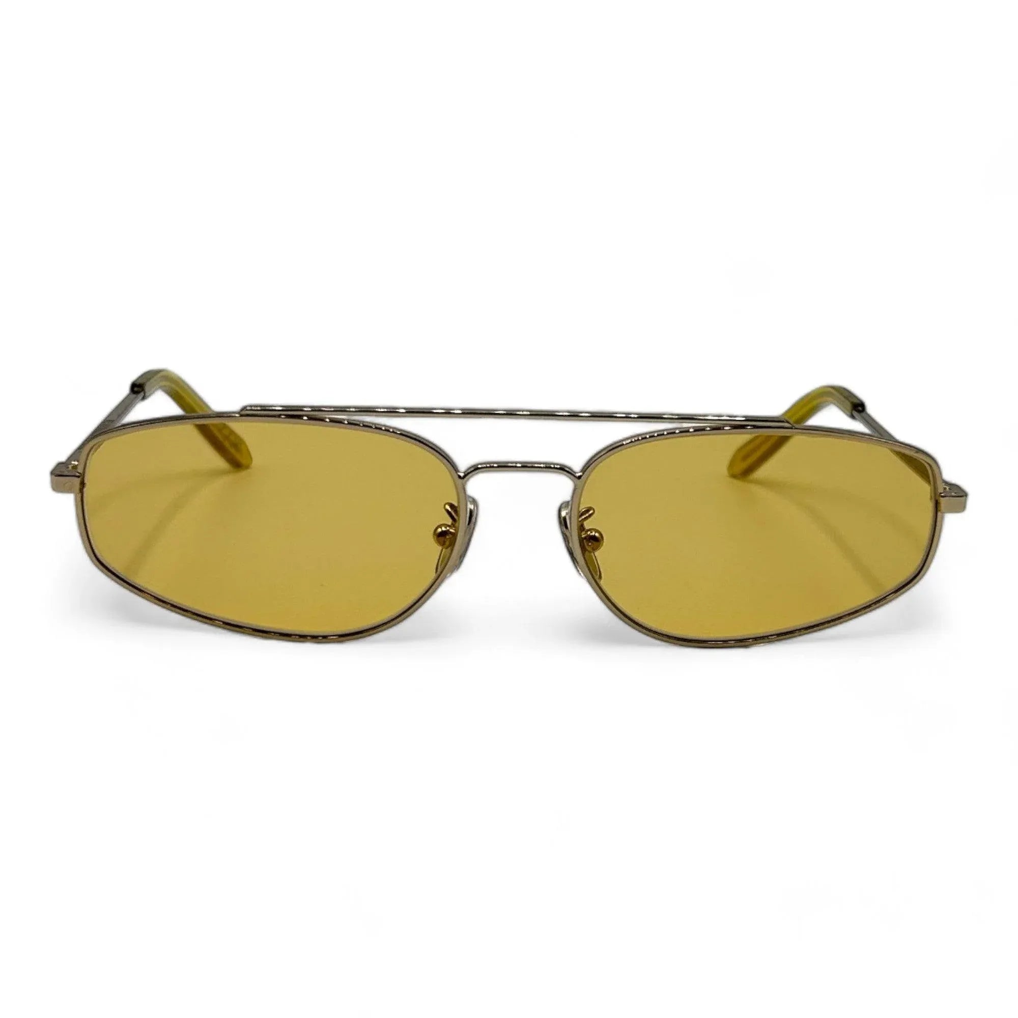 Occhiali da sole unisex Retrosuperfuture Tema 2.0 Mustard WAF - Pistilleria