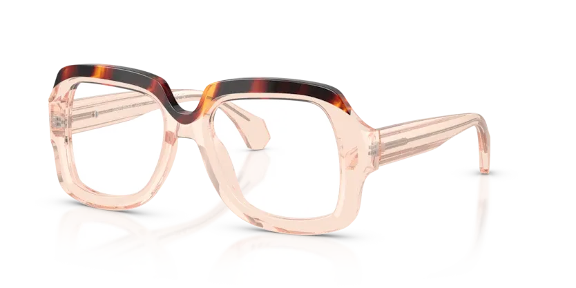 Occhiali da vista Alain Mikli A03533 003 Havana striato/pesca trasparente - Pistilleria