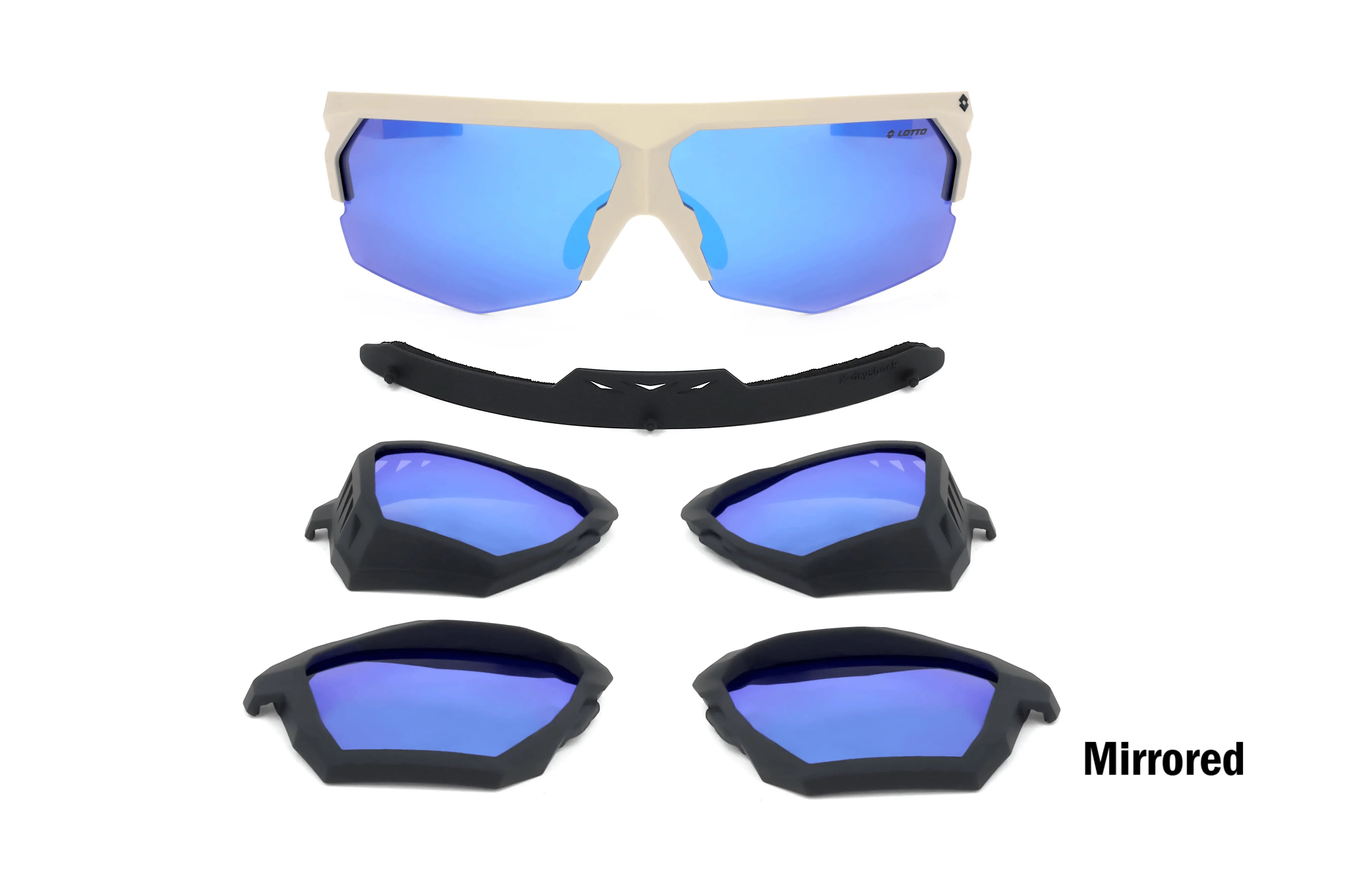 Occhiali sportivi Lotto X-Play C Padel XP001 Sand MBL Cat 3 - Pistilleria