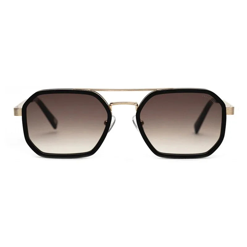 Andy Brook Russel II Gradient Brown Sunglasses