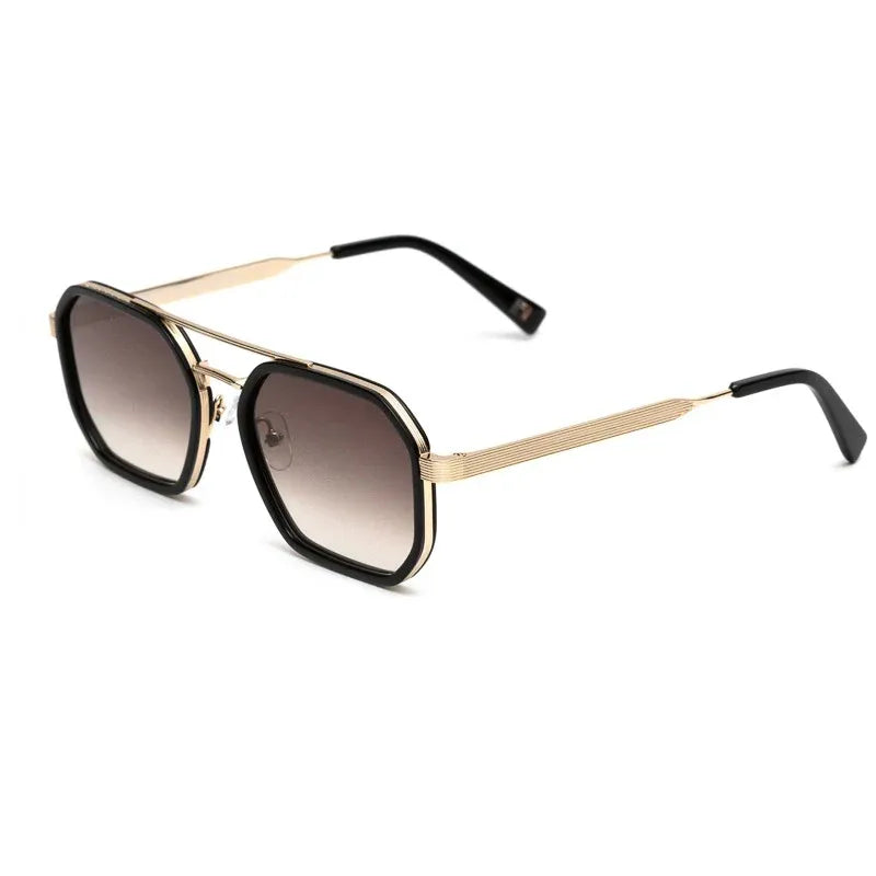 Andy Brook Russel II Gradient Brown Sunglasses