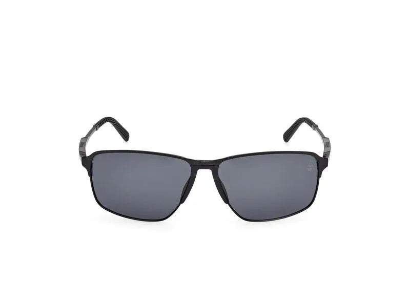 Occhiali da sole da uomo Timberland TB00040 02D Nero Opaco Polarizzati