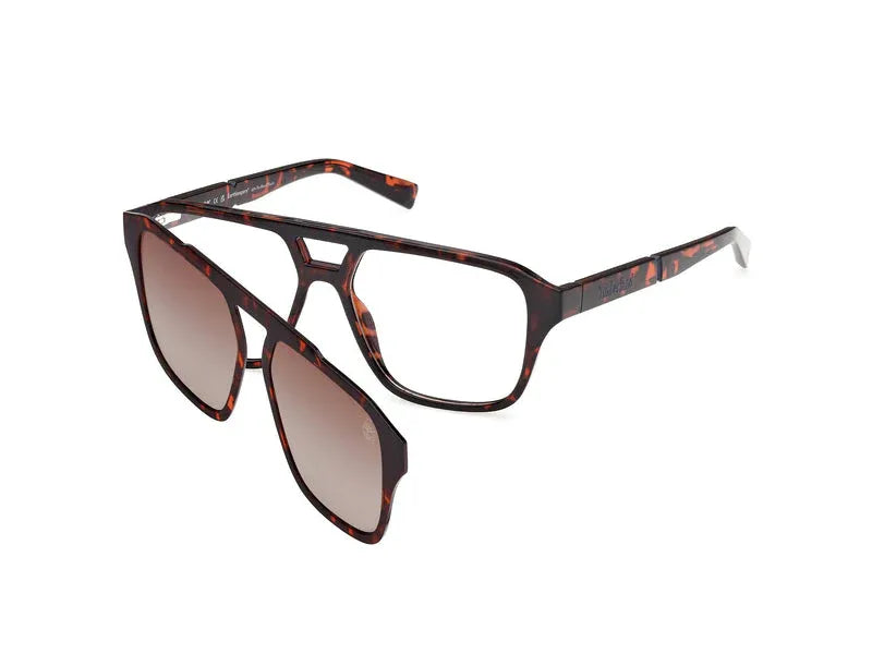 Occhiali da vista con clip on da uomo Timberland TB50085