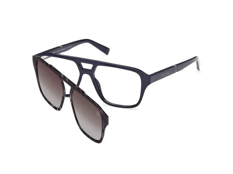 Occhiali da vista con clip on da uomo Timberland TB50085