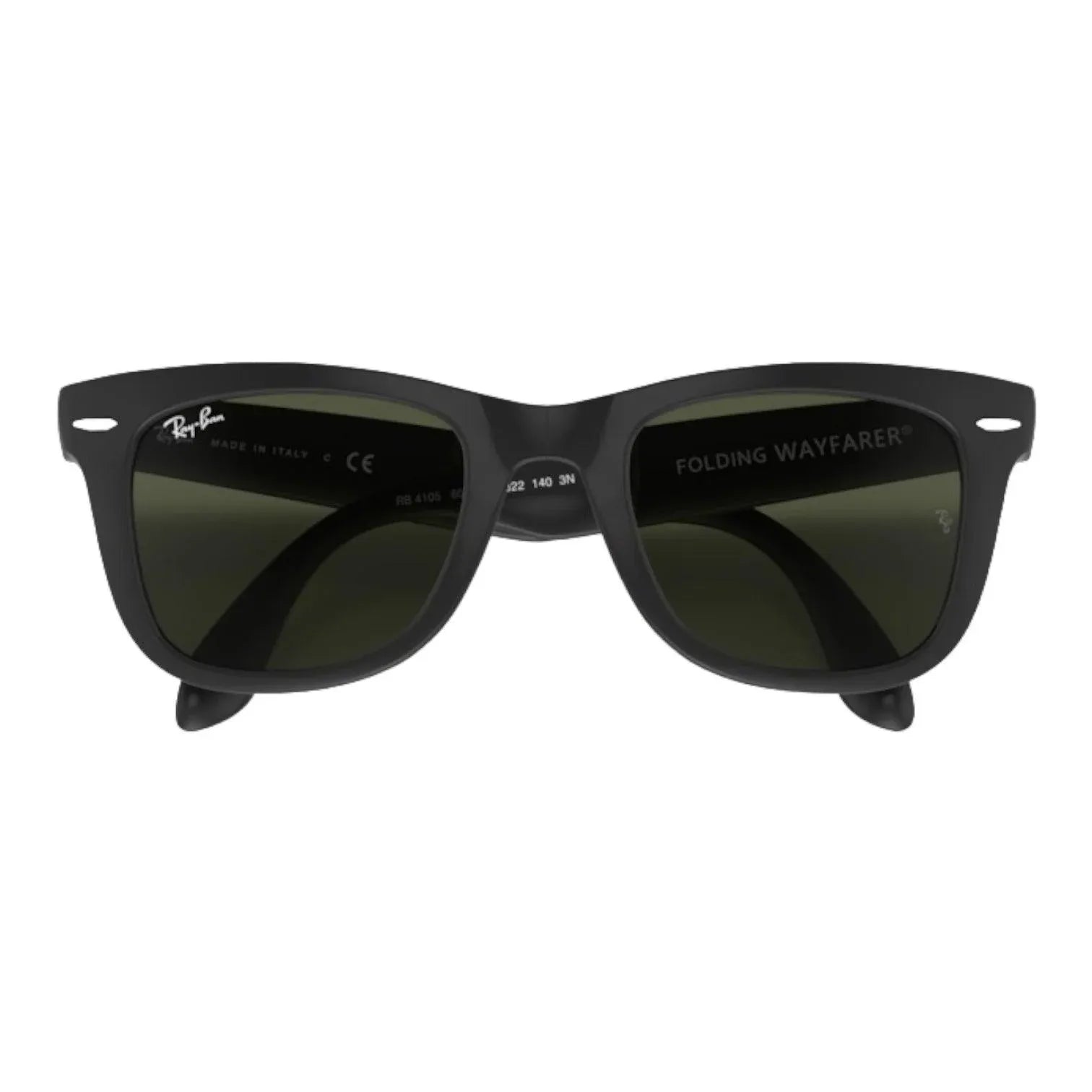 Ray-Ban - Folding Wayfarer RB4105 Opaco-601-S Matte black - Pistilleria