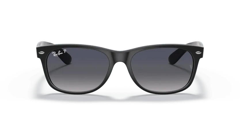 Ray-Ban RB2132 Wayfarer matte black polarizzato - Pistilleria